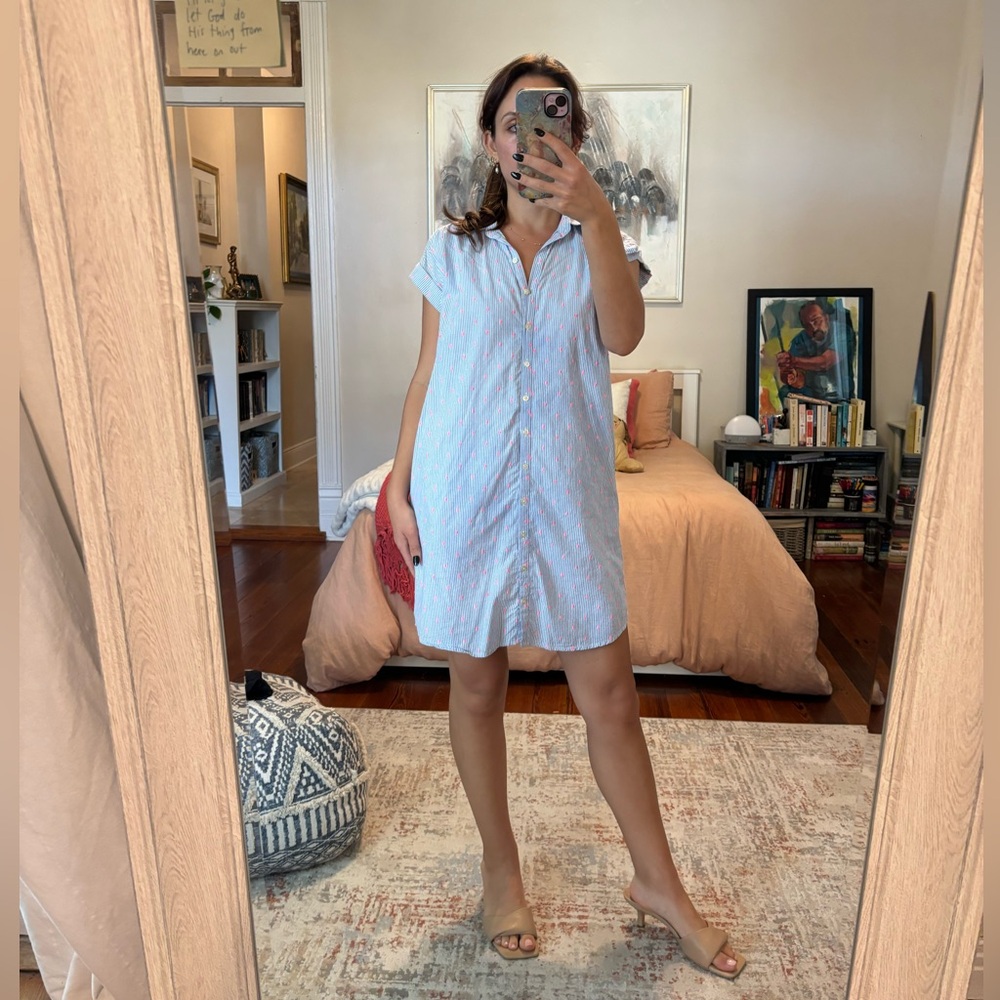 Adorable pin striped dress!